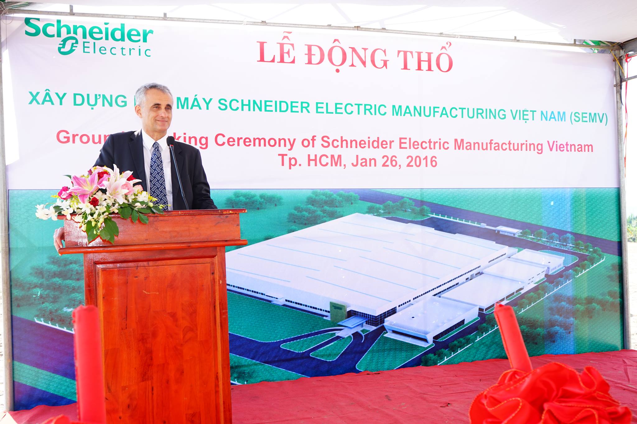 Groundbreaking of Schneider Electric Manufacturing Vietnam