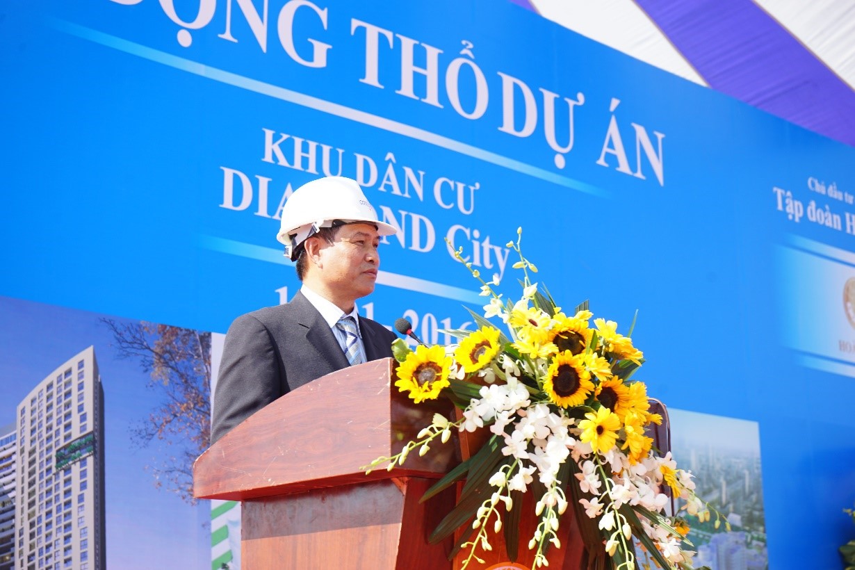 The groundbreaking ceremony of Diamond City project