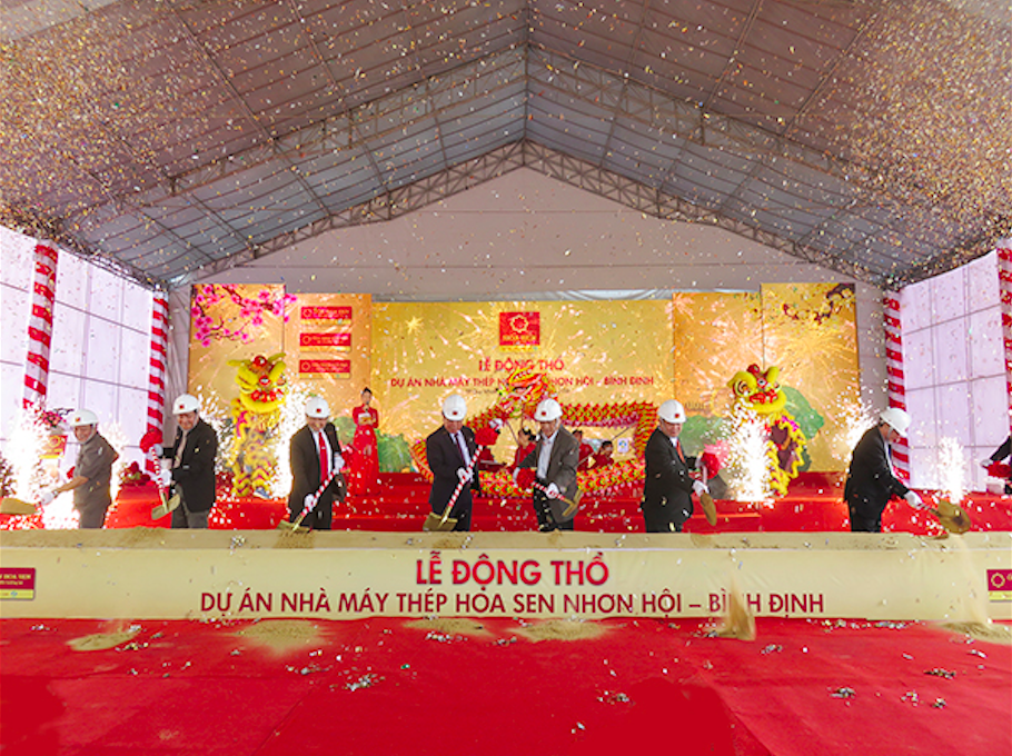 Binh Dinh welcomes new year with new project of VND 2,000 billion of Hoa Sen group