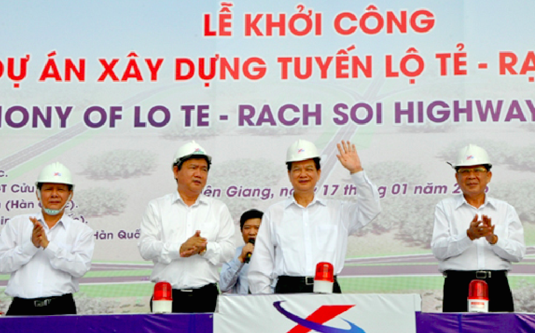 Work starts on Lo Te-Rach Soi Road from Can Tho to Kien Giang