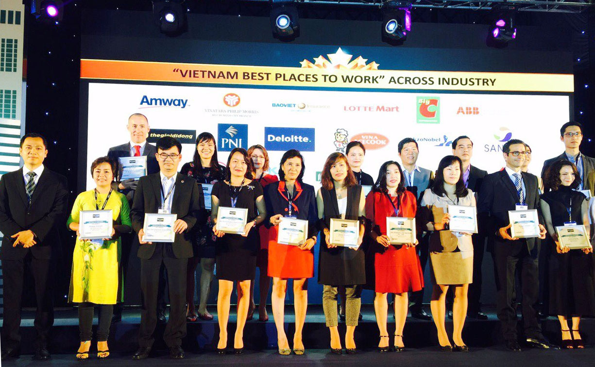 Hoa Binh was awarded of Top 100 Best Workplaces