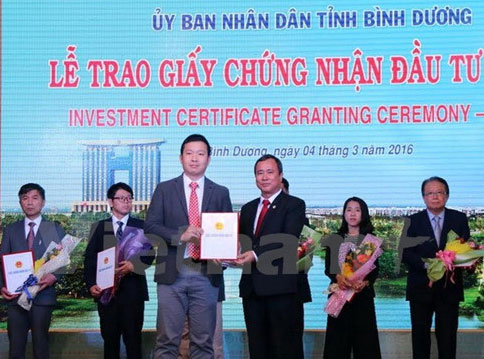 Nearly US$700 mln in FDI lands in Binh Duong in first two months