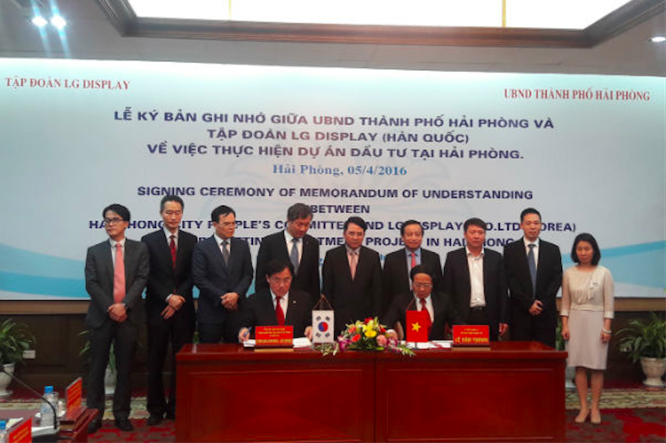 LG Display to invest $1.5b in Hai Phong