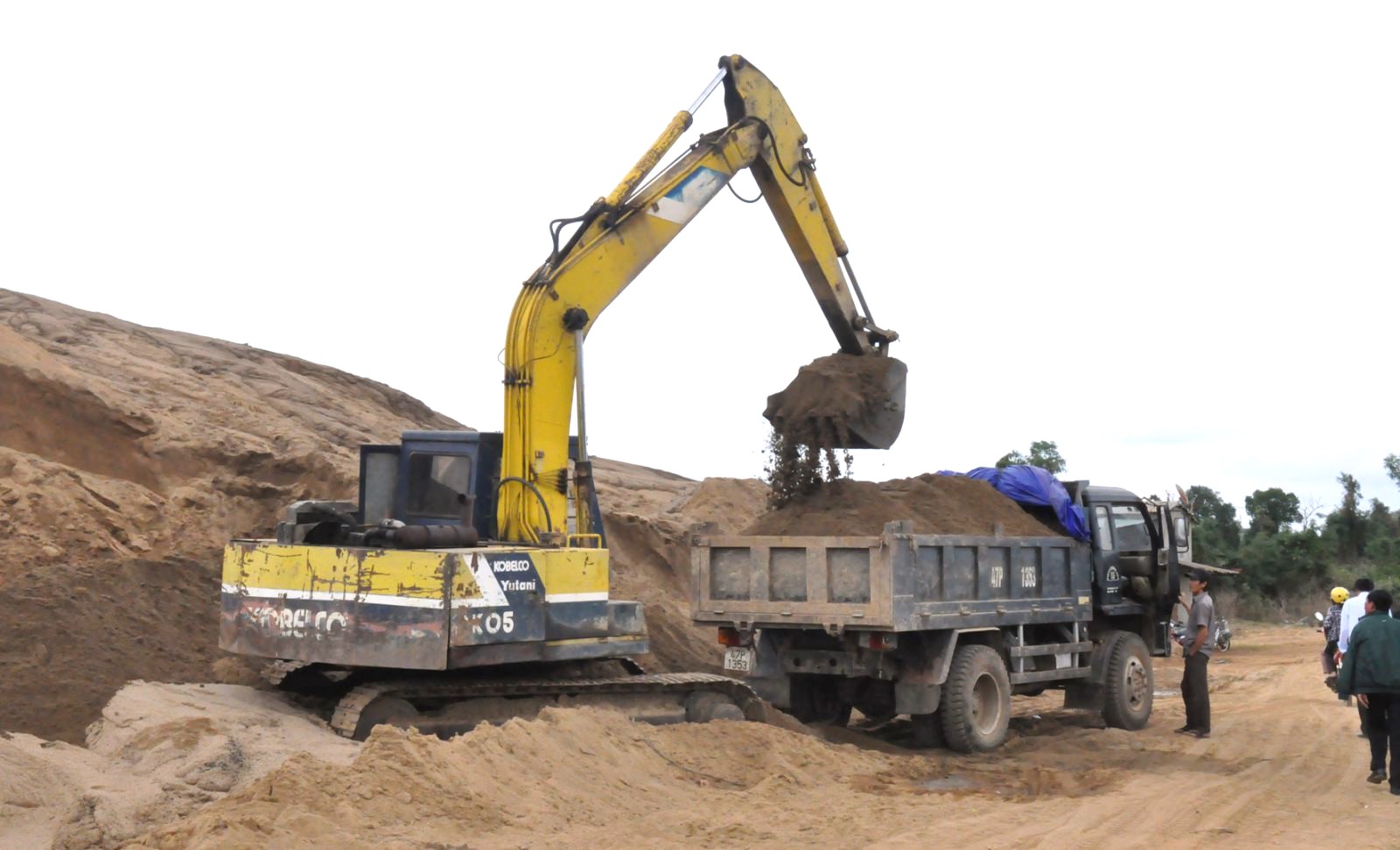 Không nghiệm thu công trình nếu cát không rõ nguồn gốc