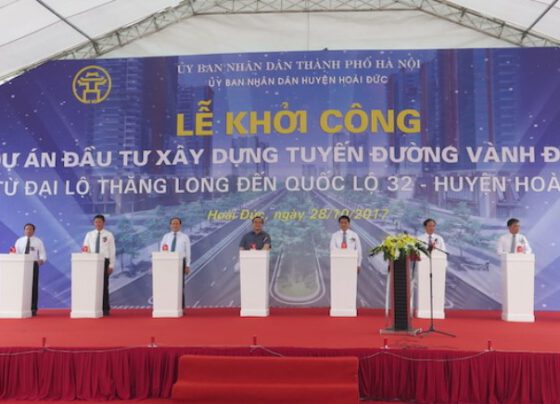 Hà Nội khởi công dự án đường vành đai 3,5