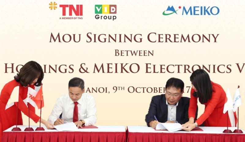 Japanese Meiko Electronics Group signs for third plant in Vietnam