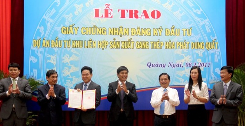 Quảng Ngãi cấp mới cho 5 dự án FDI với tổng vốn 269 triệu USD