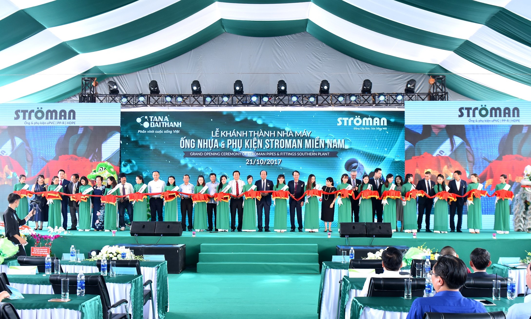 Tân Á Đại Thành khánh thành nhà máy tiêu chuẩn CHLB Đức tại Long An