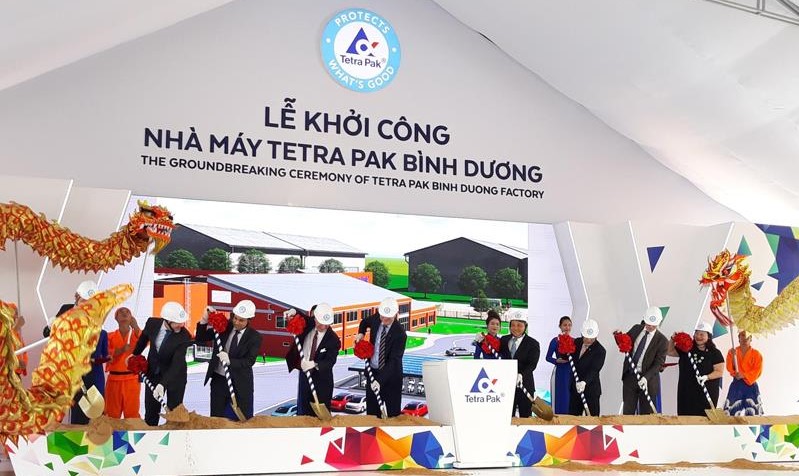 Tetra Pak khởi công nhà máy bao bì 110 triệu USD tại Bình Dương