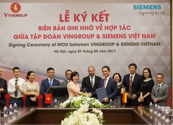 Vingroup và Siemens ký hợp tác về công nghệ