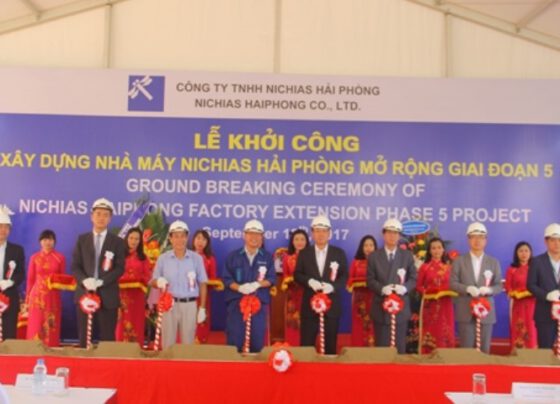 Khởi công dự án xây dựng nhà xưởng giai đoạn 5 của Công ty TNHH NICHIAS Hải Phòng