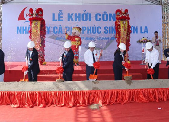 Khởi công xây dựng nhà máy cà phê Phúc Sinh Sơn La
