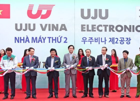 UJU Vina khánh thành nhà máy sản xuất linh kiện điện tử 9,2 triệu USD tại Vĩnh Phúc