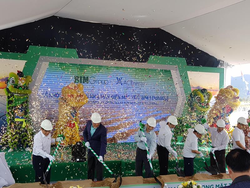 Khởi công nhà máy điện mặt trời dự án BIM 1