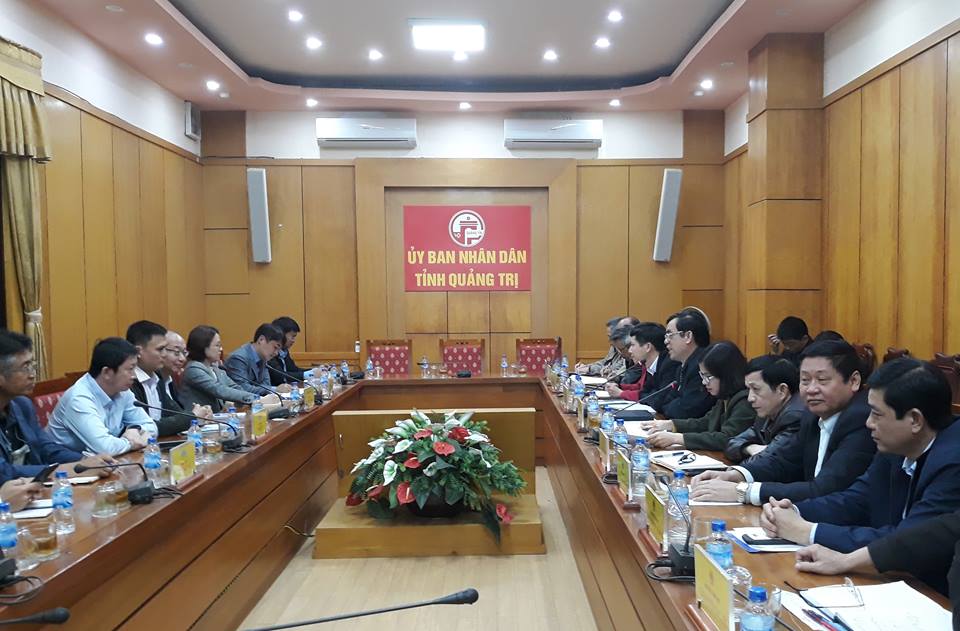 Liên doanh các nhà đầu tư quốc tế khảo sát đầu tư tại tỉnh Quảng Trị