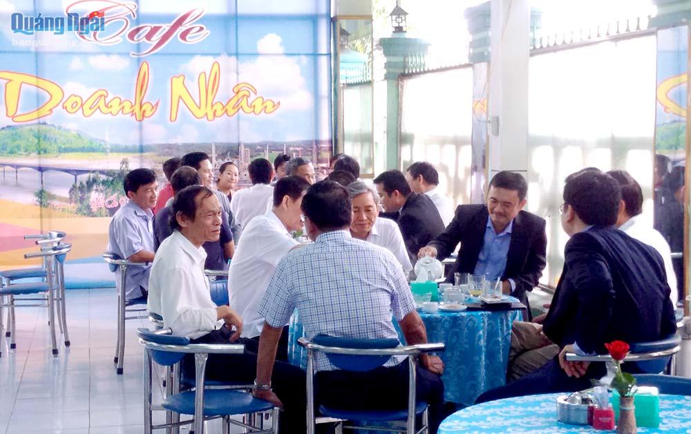 Quảng Ngãi: Chương trình Cà phê doanh nhân và Hỗ trợ khởi nghiệp năm 2018