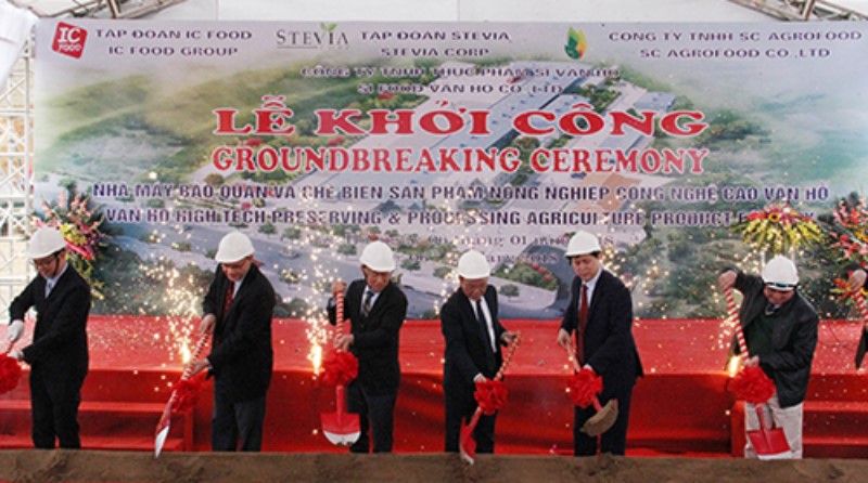 Sơn La: Khởi công nhà máy chế biến nông sản công nghệ cao
