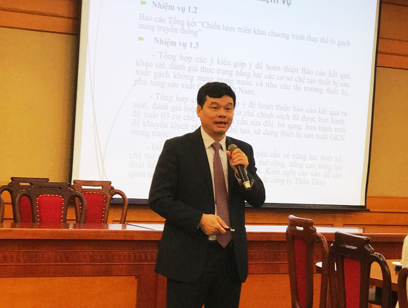 Dự án tăng cường sản xuất và sử dụng gạch không nung ở Việt Nam nhiều thành công