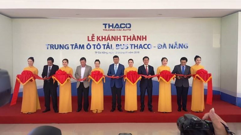 Thaco khánh thành Trung tâm ô tô tải, bus tại Đà Nẵng