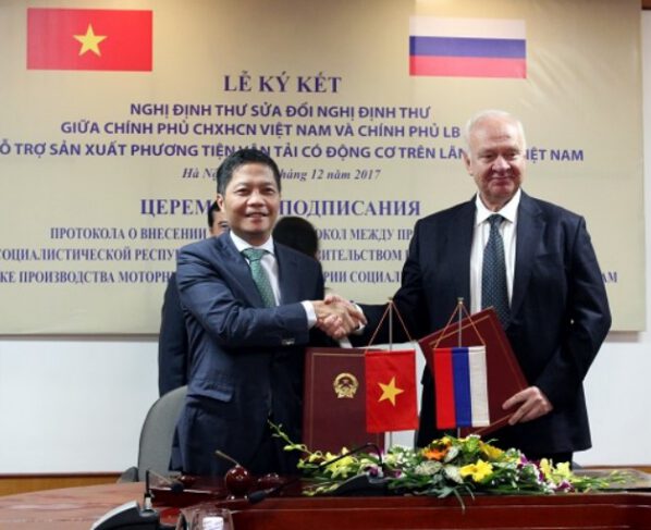 Vietnam and Russian collaboration in automobile manufacturing