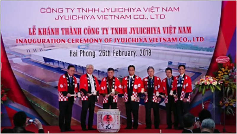 Hải Phòng: Khánh thành Nhà máy sản xuất kết cấu thép Nhật Bản tại KCN Đình Vũ
