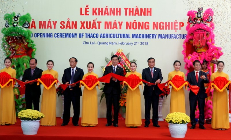 Khánh thành Nhà máy sản xuất máy nông nghiệp Thaco tại Quảng Nam