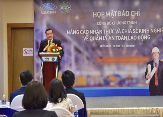 NS BlueScope tiên phong chia sẻ giải pháp an toàn lao động