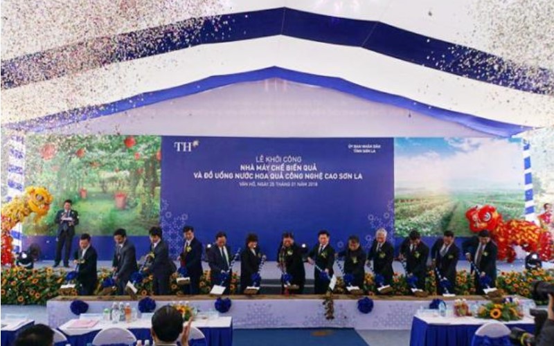 Tập đoàn TH khởi công nhà máy chế biến trái cây 1.200 tỷ đồng