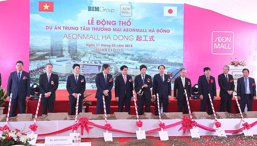 AEON Mall động thổ xây dựng TTTM thứ 5 tại Việt Nam