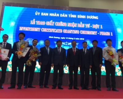 Binh Duong grants investment certificates to 18 companies