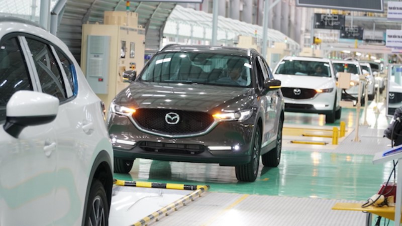 “Đột nhập” nhà máy sản xuất xe Thaco Mazda hiện đại nhất Đông Nam Á vừa khánh thành