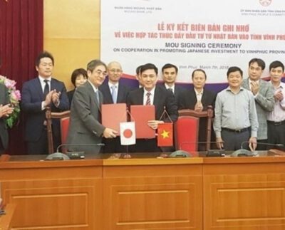Japanese bank signs cooperation agreement with Vinh Phuc province