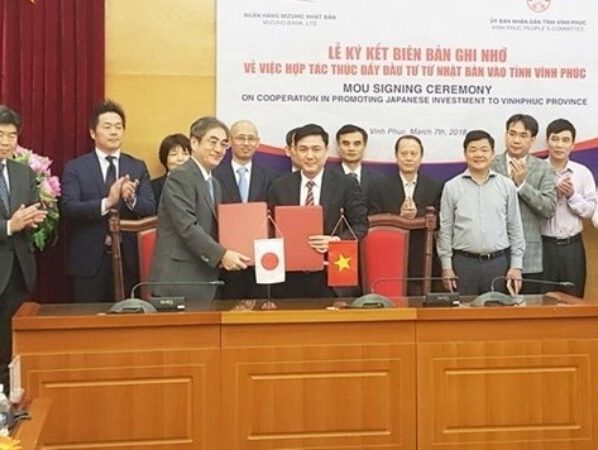 Japanese bank signs cooperation agreement with Vinh Phuc province