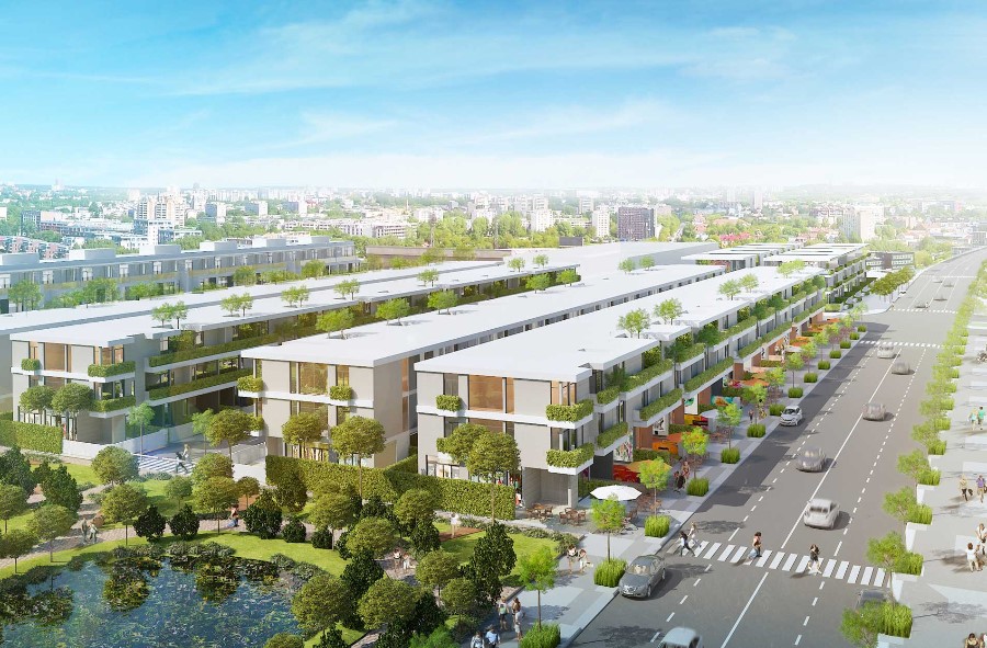Triển khai thi công hạ tầng kỹ thuật dự án Sing Garden tại khu đô thị và công nghiệp VSIP