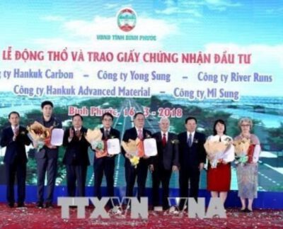 Work starts on five Korean invested projects in Binh Phuoc