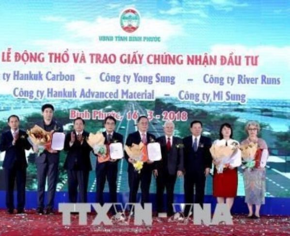 Work starts on five Korean invested projects in Binh Phuoc