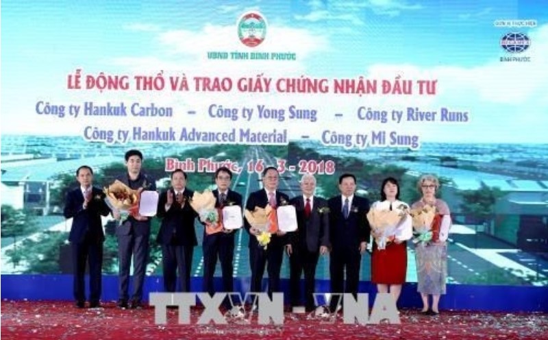 Work starts on five Korean invested projects in Binh Phuoc