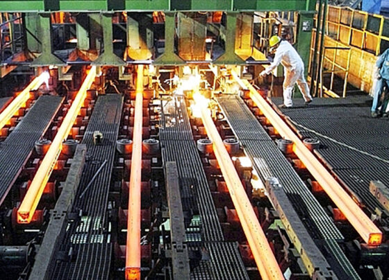 The steel manufacturing line of VIS