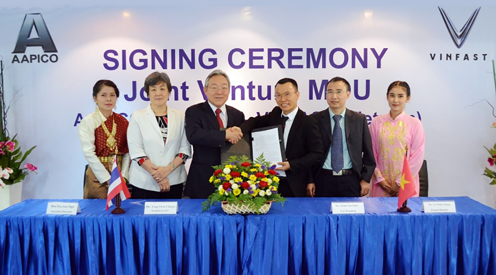 Vinfast establishes $60 million joint venture with Aapico Hitech