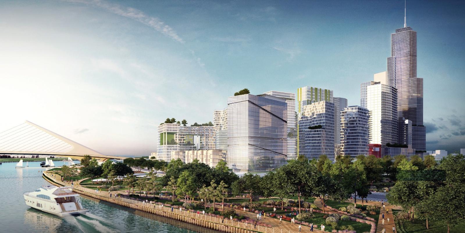 Hòa Bình trúng thầu dự án Empire City Thủ Thiêm