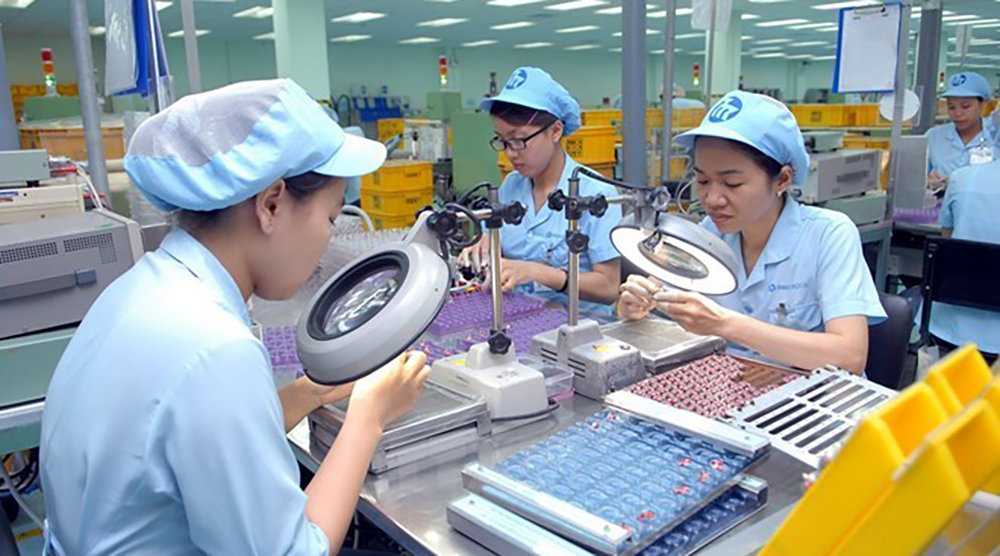Tổng vốn đầu tư vào các khu công nghiệp, khu kinh tế giảm nhẹ