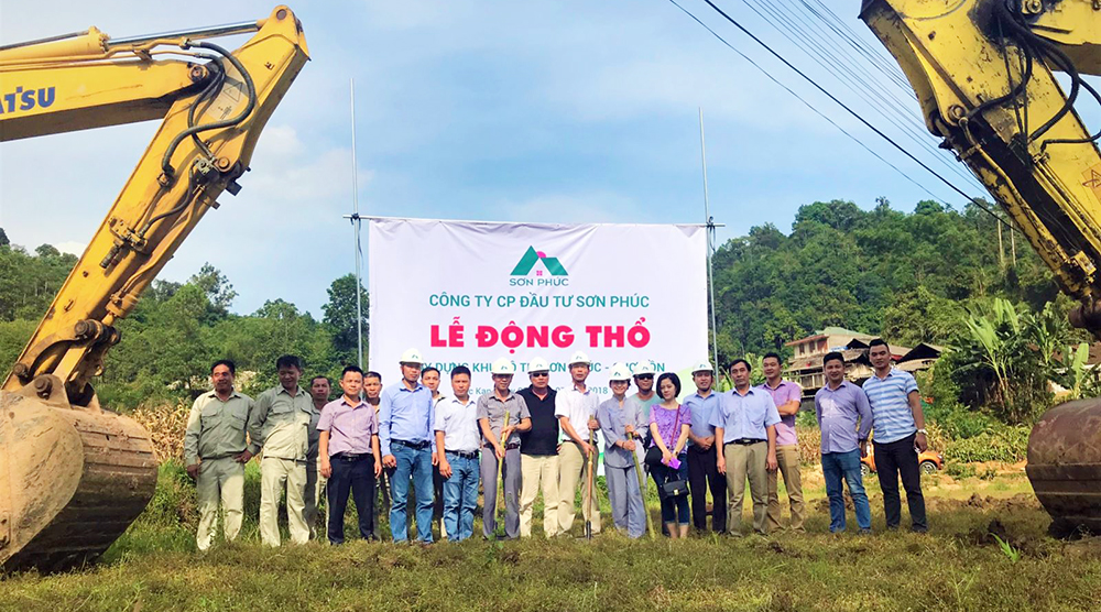 Công ty CP Đầu tư Sơn Phúc tổ chức lễ động thổ Dự án Khu đô thị Sơn Phúc – Chợ Đồn