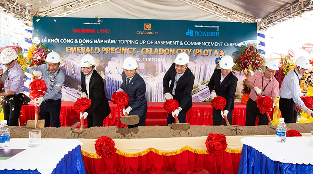 Hòa Bình khởi công giai đoạn 3 dự án Celadon City trị giá gần 660 tỷ đồng