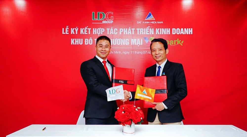 Đất Xanh Miền Nam và LDG Group ký hợp tác phát triển dự án Viva Park