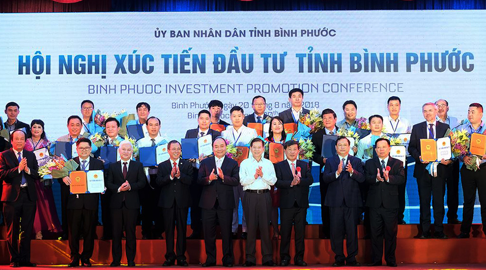 Bình Phước cấp chứng nhận đầu tư cho 23 dự án tổng vốn hơn 1 tỷ USD