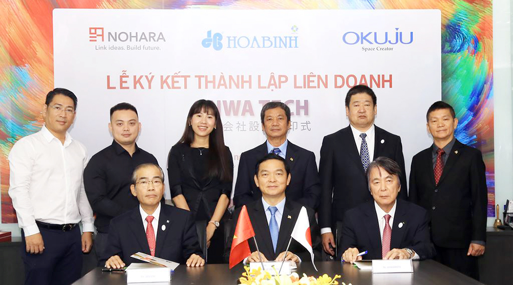Hòa Bình bắt tay đối tác Nhật Bản phát triển lĩnh vực trang trí nội thất