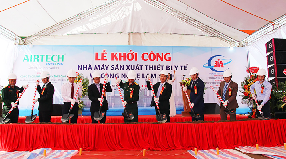 Airtech Thế Long khởi công Dự án Nhà máy sản xuất thiết bị y tế và công nghệ làm sạch