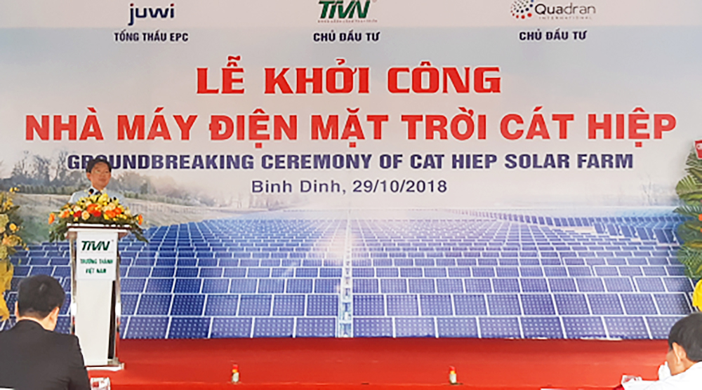 Khởi công dự án điện mặt trời thứ 2 tại Bình Định