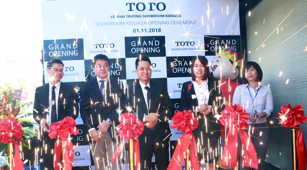 TOTO Kidoasa tưng bừng khai trương Trung tâm Công nghệ và Dịch vụ khách hàng