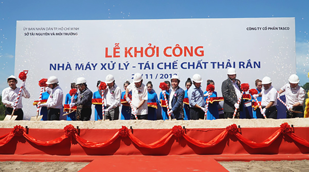 Khởi công Nhà máy xử lý, tái chế chất thải rắn Tasco Củ Chi, tổng vốn đầu tư gần 1.000 tỷ đồng